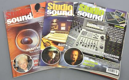 various-Studio Sound mags Jan 99 -  Dec 01